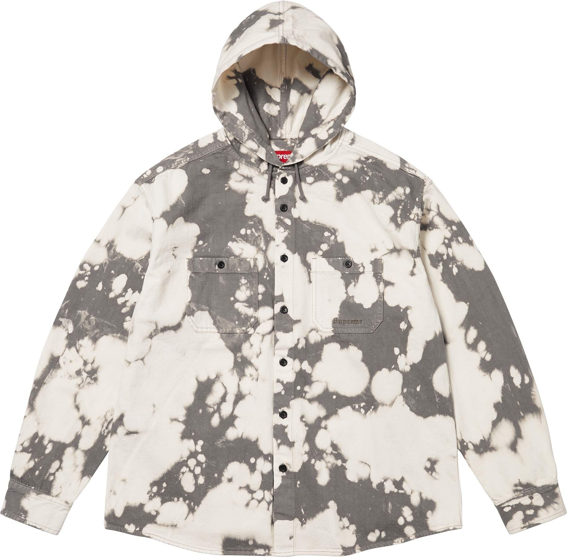 Hooded Denim Shirt view 8